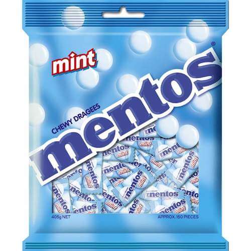 Mentos Chewy Dragges Mint 80 g x30