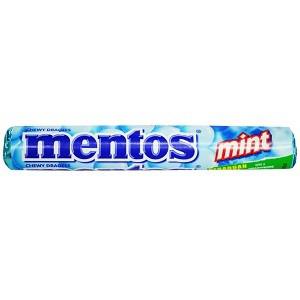 Mentos Chewy Dragees Mint 37.8 g x14