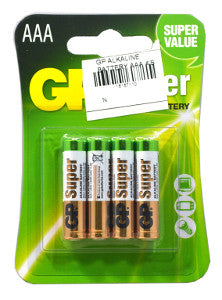 GP Ultra Alkaline Battery AAA x4