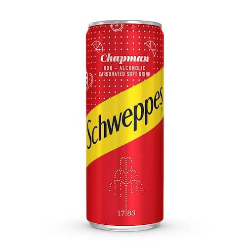 Schweppes Chapman Can 33 cl x6