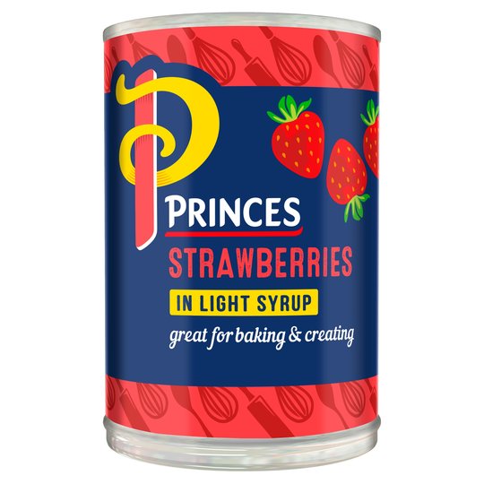 Princes Strawberries In Light Syrup 410 g