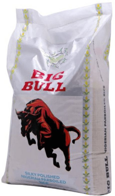 Big Bull Nigerian Parboiled Rice 10 kg