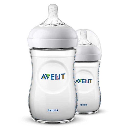 Avent Baby Natural Feeding Bottle 1 Month+ 260 ml x2