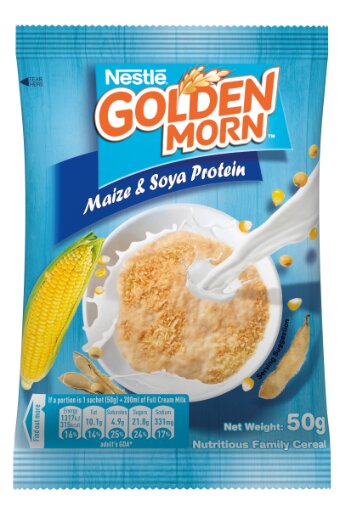 Nestle Golden Morn Maize & Soya 50 g x10