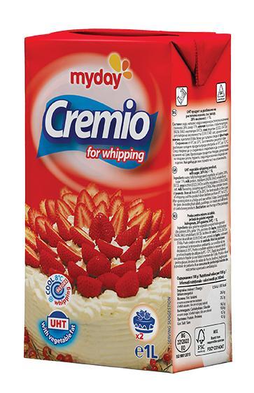 Cremio Sweetened Whipping Cream 1 Litre