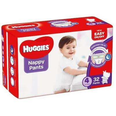 Huggies Nappy Pants Size 4 9-14 kg x54