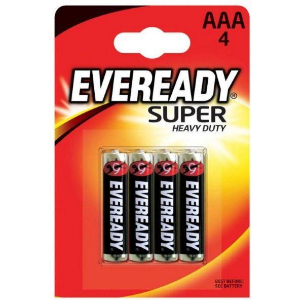 Eveready AAA R03 Battery 1.5 V No.1212 BP-4 x4