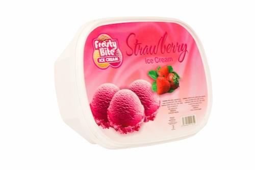 Frosty Bite Ice Cream Strawberry 5 L