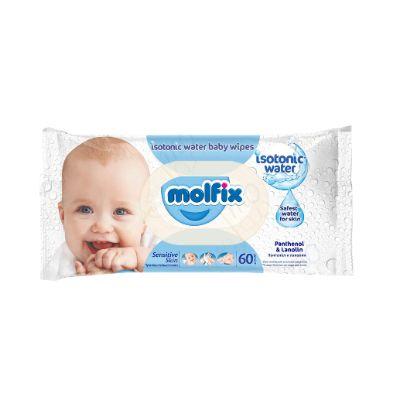 Molfix Sensitive Skin Isotonic Wet Wipes x60