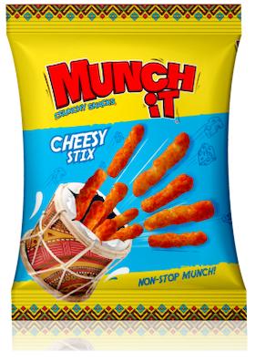 Munch It Cheesy Stix Crunchy Snacks 30 g/25 g