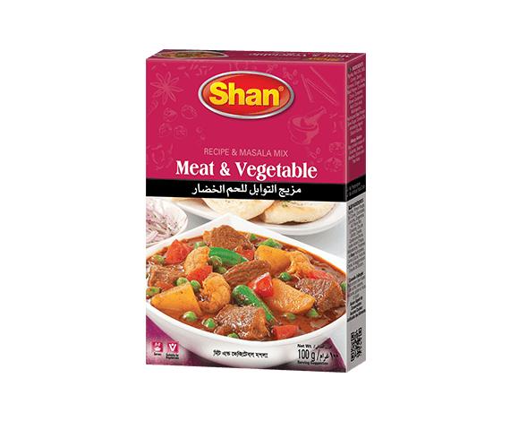 Shan Meat & Vegetable Recipe & Seasoning Mix 100 g