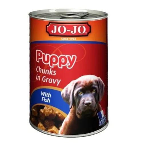 Jo-Jo Puppy Chunks In Gravy Fish 400 g