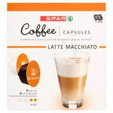 Spar Mild Latte Macchiato Coffee Capsules 184 g x16