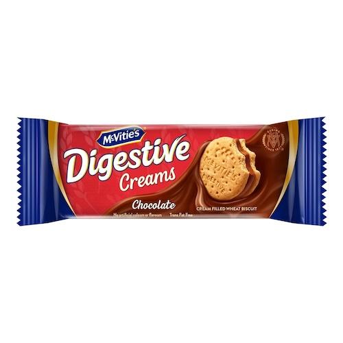 McVitie's Digestive Creams Chocolate Sandwich Biscuits 114 g