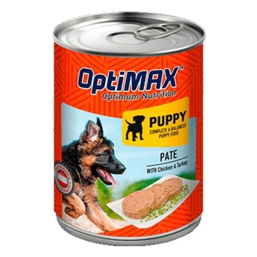 OptiMax Puppy Food Pate With Chicken & Turkey 400 g