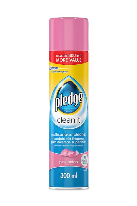 Pledge Clean It Multi-Surface Cleaner Spray 300 ml (Assorted)