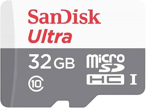 SanDisk 32 GB Ultra MicroSDHC Card/No Adapter 100 Mb/S SDsqunr-032 g-GN3MN