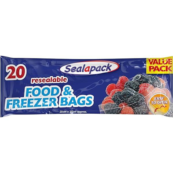 Seal-A-Pack Food & Freezer Bags 25 cm x 25 cm