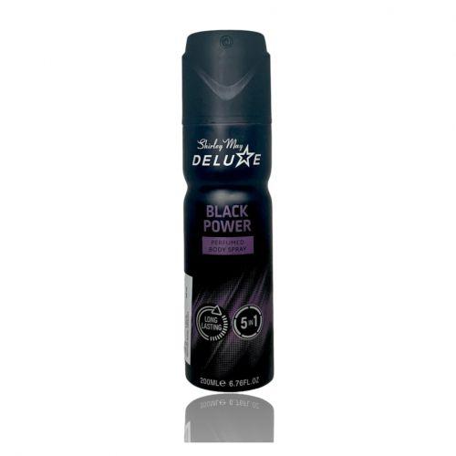 Shirley May Deluxe Perfumed Body Spray Black Power 200 ml