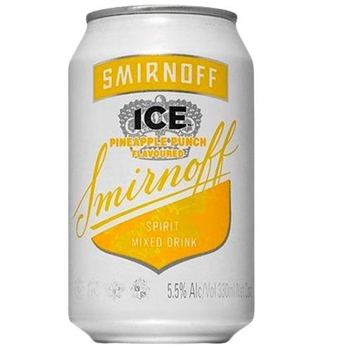 Smirnoff Ice Pinapple Punch Spirit Mixed Drink Can 33 cl