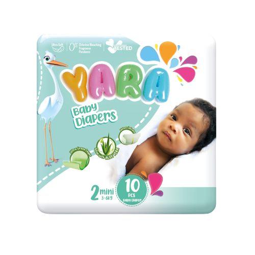Yara Diaper Size 2 Mini Small 3-6 kg x10