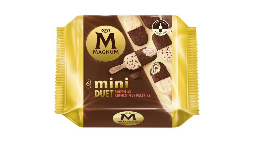 Magnum Ice Cream Mini Duet 360 ml x6 (Red Fruits - 3, Almond - 3)