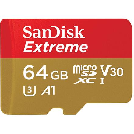 SanDisk 64 GB Extreme Micro SDHC No Adapter 160 MB/s Sdsqxa2-064G-GN6MN