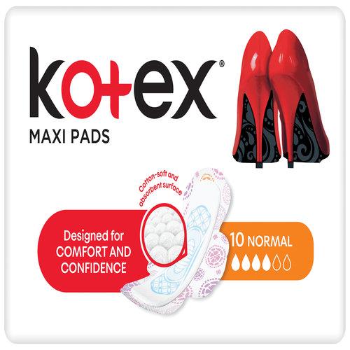 Kotex Maxi Pads Long Normal x10