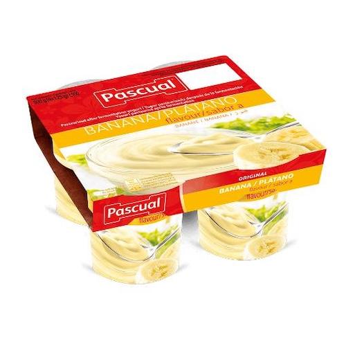 Pascual Yoghurt Banana 125 g x4