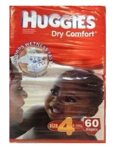 Huggies Dry Comfort Size 4 8-14 kg x60