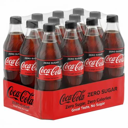 Coca Cola Coke Zero Pet Bottle 50 cl x12