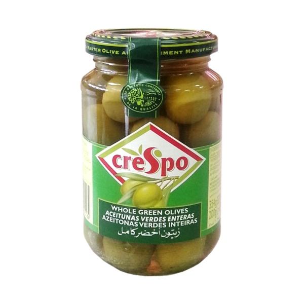 Crespo Whole Green Olives 354 g