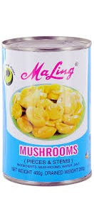 Ma Ling Mushrooms Pieces & Stems 400 g