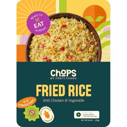 Forti Foods Ready To Eat Fried Rice Chicken & Vegetable 300 g