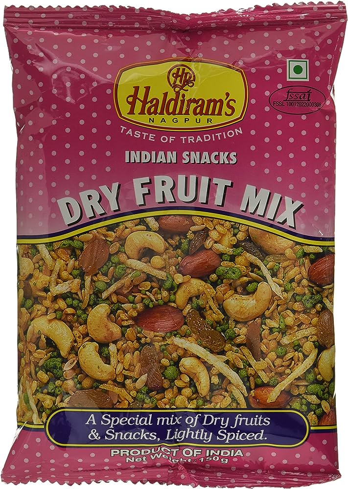 Haldiram's Indian Snacks Dry Fruit Mix 160 g