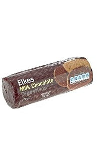 Elkes Digestive Round Milk Chocolate 300 g