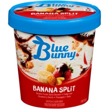 Blue Bunny Ice Cream Banana Split 473 ml