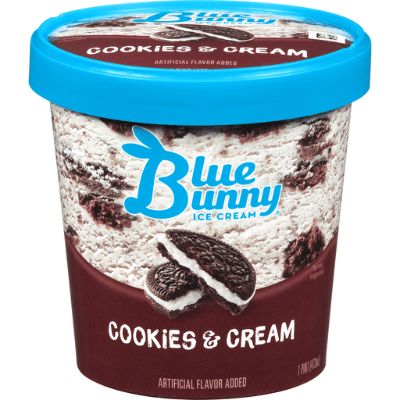 Blue Bunny Ice Cream Cookies & Cream 473 ml
