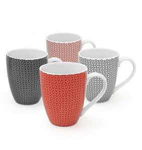 Symphony Criss Cross Mug Set x4