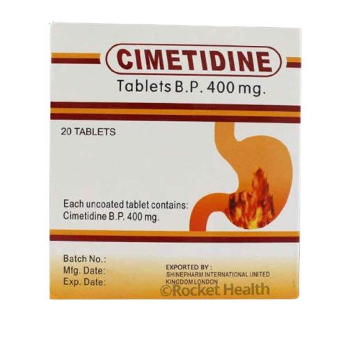Cimetidine 400 mg 20 Tablets
