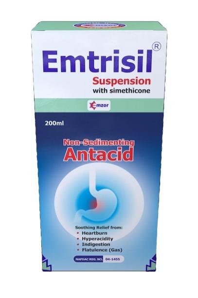 Emtrisil Suspension Non-Sedimenting Antacid 200 ml