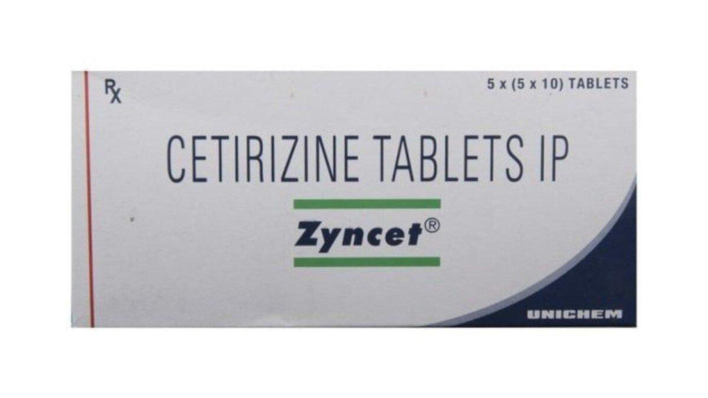 Zyncet Cetirizine 10 Tablets