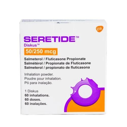 Seretide Diskus 50/250 mcg Inhalation Powder x60
