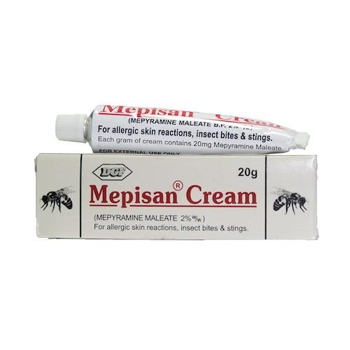 Mepisan Cream For Allergic Skin Reactions, Insect Bites & Stings 20 g