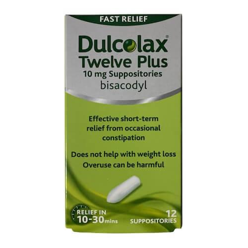 Dulcolax 5 mg Suppositories x12