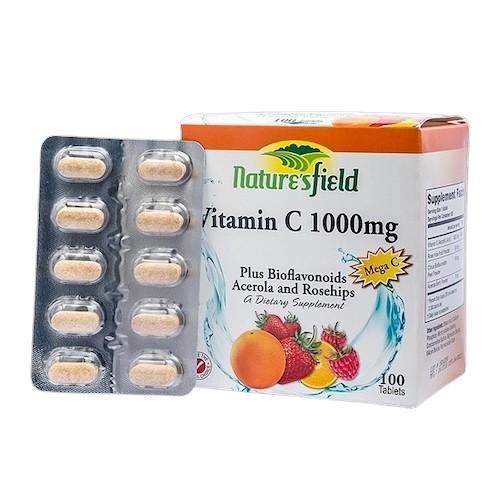 Nature's Field Vitamin C Sachet x100 Tablets