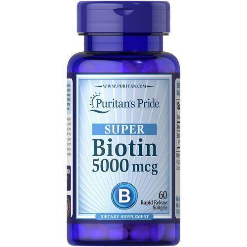 Puritan's Pride Biotin 5000 mg x60 Soft Gel Capsules
