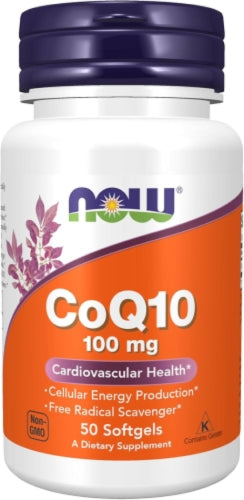 Now CoQ 10 100 mg x50 Capsules