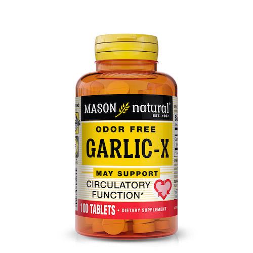 Mason Natural Odor Free Garlic-X x100 Tablets