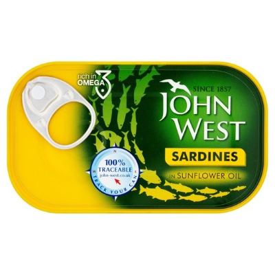 John West Sardines In Sunflower Oil 120 g